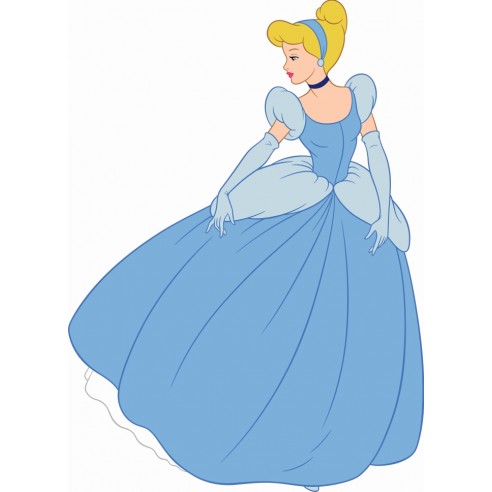 Sticker perete Cenusareasa - Printesa Cinderella