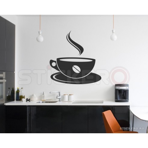 Sticker decorativ Ceasca de cafea