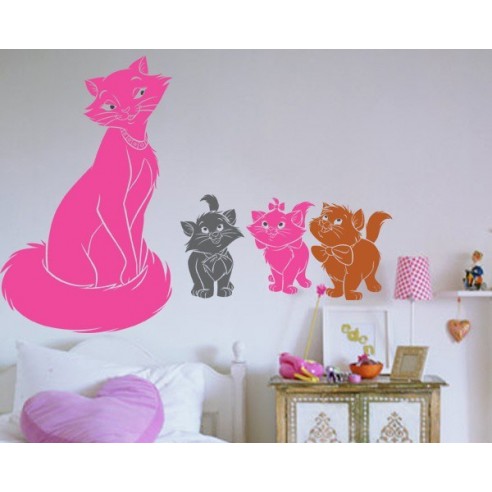 Sticker decorativ Pisicute
