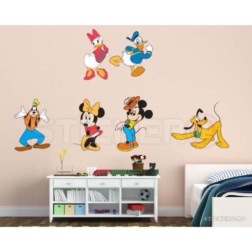 Sticker pentru copii Mickey si prietenii